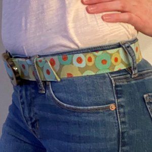Cotton Fabric Flower Belt - OFP Fabric